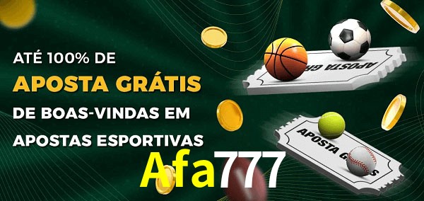 Afa777 Ate 100% de Aposta Gratis